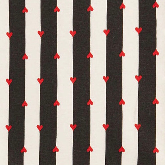 Betsey Johnson Wonderland Stripe Heart KING Sheets - Picture 8 of 8